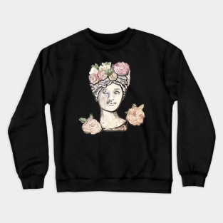 Flower Girl statue Crewneck Sweatshirt